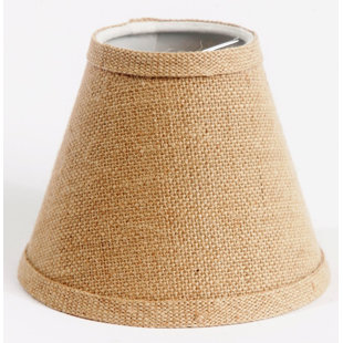 BAY ISLE HOME™ 5'' H Burlap Empire Candelabra Shade (Set of 9)