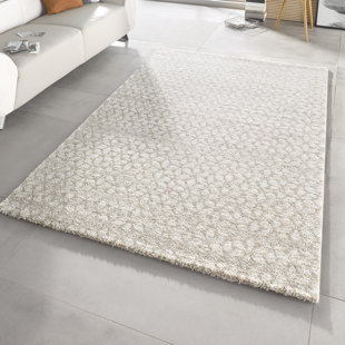 MINT RUGS Impress Hochflor Teppich - Flauschig Weich Modern für Wohnzimmer, Schlafzimmer - Beige Creme