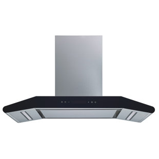 WINFLO 30" Elite 500 CFM Convertible Wall Mount Range Hood in Stainless Steel