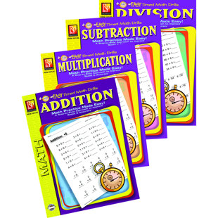 REMEDIA PUBLICATIONS Easy Timed Math Drills Book