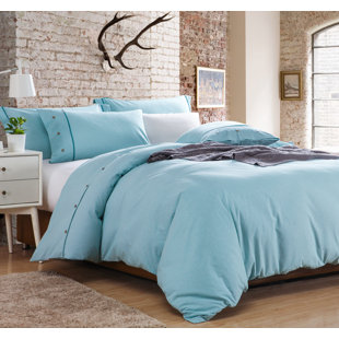 HYKKON Moshe Cotton Solid Colour Duvet Cover