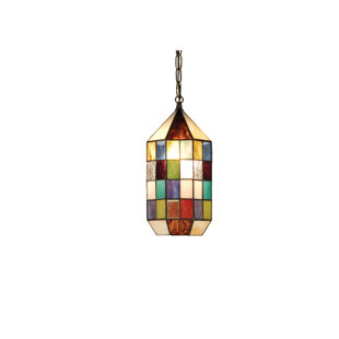 MEYDA LIGHTING Meyda Tiffany & Stained Glass 1 - Light Bronze Single Pendant