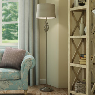 WILLA ARLO INTERIORS Sybill 157cm Antique Brass Traditional Floor Lamp