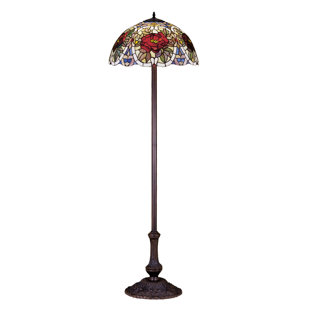 MEYDA LIGHTING Meyda Tiffany & Stained Glass 63'' Bronze Traditional Floor Lamp