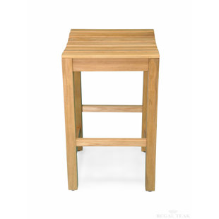 REGAL TEAK Teak Outdoor Stool