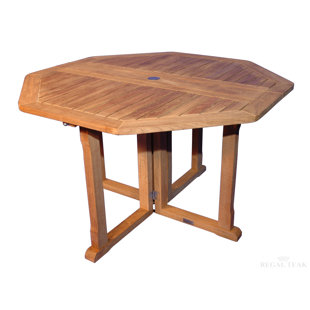 REGAL TEAK Teak Fliptop Outdoor Dining Table