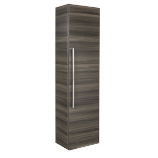 CUTLER KITCHEN AND BATH Silhouette 15" W x 48" H Wall Mounted Linen Cabinet with Adjustable Shelves