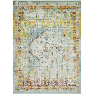 LANGLEY STREET® Folmar Performance Light Blue Rug
