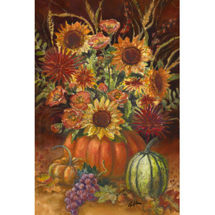 TOLAND HOME GARDEN Fall Burst 28 x 40 inch House Flag