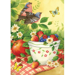 TOLAND HOME GARDEN Double Sided 40'' H x 28'' W Polyester House Flag