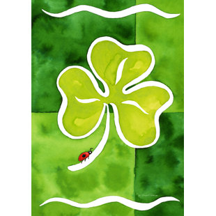 TOLAND HOME GARDEN Double Sided 40'' H x 28'' W Polyester St. Patrick's Day House Flag