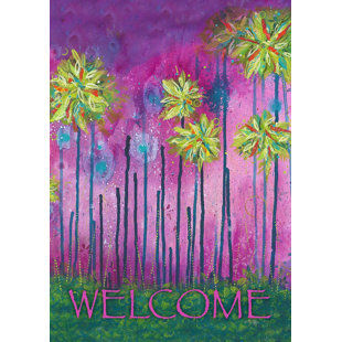 TOLAND HOME GARDEN Somewhere Key West 12.5 x 18 Inch Garden flag