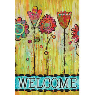 TOLAND HOME GARDEN Double Sided 40'' H x 28'' W Polyester House Flag