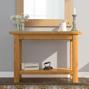 NATUR PUR Agade 110cm Solid Wood Console Table