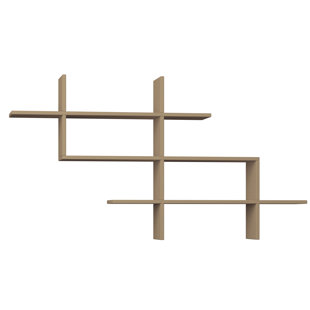 WAYFAIR BASICS™ 3 Tiers Wall Mounted Modern Bookcase Display Unit