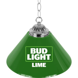 TRADEMARK GLOBAL Bud Light Lime 1 - Light Green Pool Table Lights Pendant