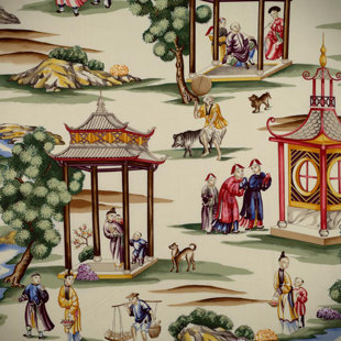 THE HOUSE OF SCALAMANDRE Shanghai 100% Cotton Fabric