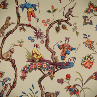 THE HOUSE OF SCALAMANDRE Chinoise Exotique Fabric