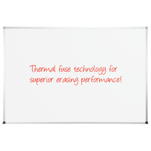 COMMCLAD Tuf-Rite Wall Melamine Whiteboard