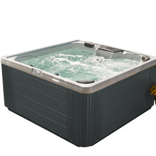 AQUALIFE® BY STRONG SPAS® Revitalize LS 6-Person 50 Port 28-Jet Acrylic Hot Tub with Ice Bucket, Heater, Ozone