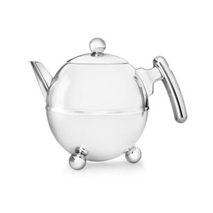 Gefu By Unimet Duet Bella Ronde Stainless Steel Teapot