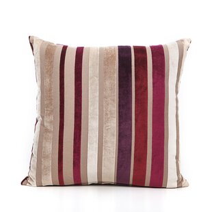 GOUCHEE HOME Stripe Striped Cotton Blend Reversible Throw Pillow