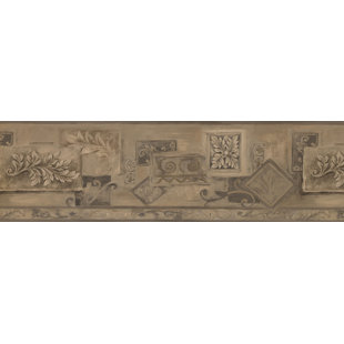 CHESAPEAKE WALLCOVERINGS Geometric Design 15' L x 7'' W Wallpaper Border