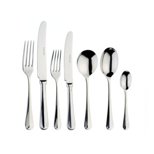 ARTHUR PRICE 44-tlg. Besteckset Rattail aus 18/10 Edelstahl für 6 Personen
