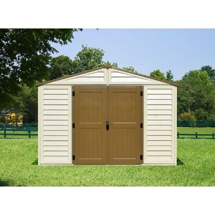 DURAMAX BUILDING PRODUCTS Woodbridge Plus 10.5 ft. W x 13 ft. D Plastic Storage Shed