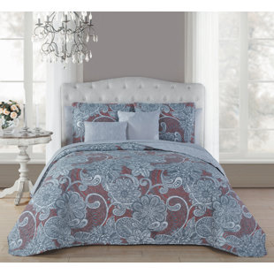 AVONDALE MANOR Landra Modern & Contemporary Floral Quilt Set
