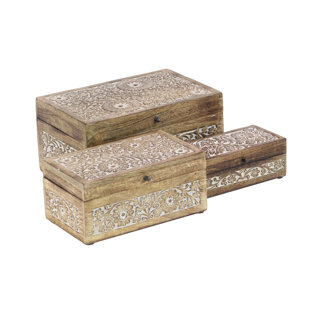 BUNGALOW ROSE Mattos Wooden Decorative Box