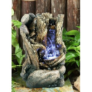 HI-LINE GIFT LTD. Weather Resistant Table Top Fountain with Light