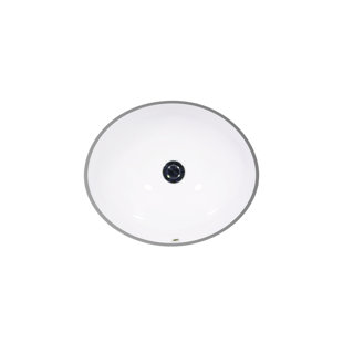 St Thomas Creations By Icera 17'' White Vitreous China Oval Undermount Bathroom Sink with Overflow
