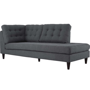 Modway Carson Carrington Humlebaek Upholstered Fabric Chaise