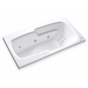 CARVER TUBS 65'' x 32'' Drop In Whirlpool Acrylic Bathtub