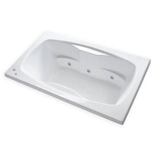 CARVER TUBS 72'' x 42'' Drop In Whirlpool Acrylic Bathtub