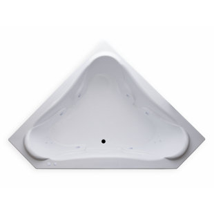 CARVER TUBS 72'' x 72'' Whirlpool Acrylic Bathtub