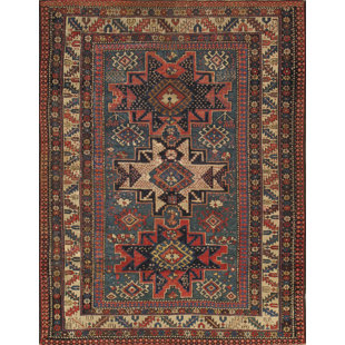 PASARGAD One-of-a-Kind 3'8" X 4'10" 2010s Wool Area Rug in