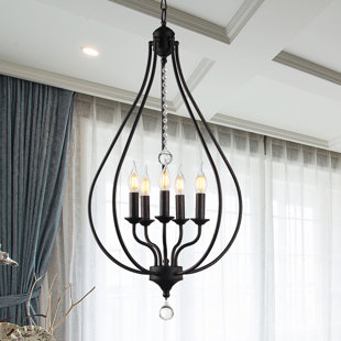 HOUSE OF HAMPTON® Alcalde 5 - Light Antique Bronze Single Pendant