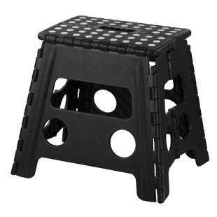WFX UTILITY™ 1 - Step Plastic Lightweight Folding Step Stool