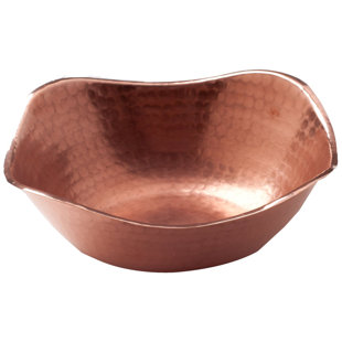 Sertodo Copper Flat Earth Salad Bowl