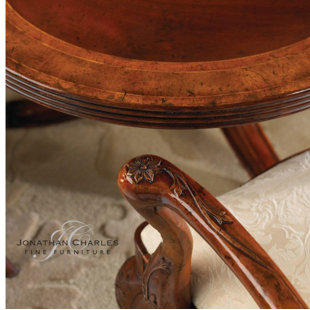 JONATHAN CHARLES FINE FURNITURE Buckingham Extendable Dining Table