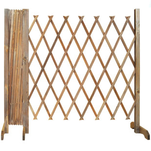 BEACHCREST HOME Caba 114.5cm H x 230cm W Wood Trellis