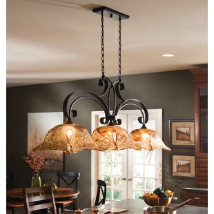 ASTORIA GRAND Constantine 3 - Light Oil Rubbed Bronze Kitchen Island Pendant