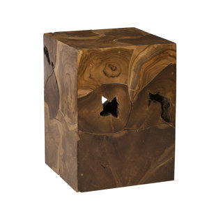 PHILLIPS COLLECTION Teak Slice End Table