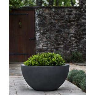 CAMPANIA INTERNATIONAL Piccadilly Fiber Clay Composite Pot Planter