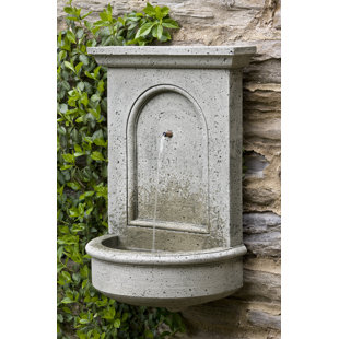 CAMPANIA INTERNATIONAL Portico Weather Resistant Wall Base Fountain