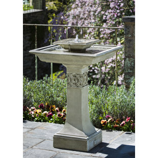 CAMPANIA INTERNATIONAL Portwenn Hand Crafted Weather Resistant Floor Fountain