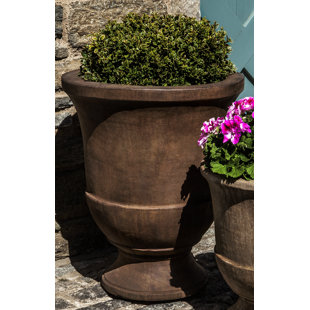 CAMPANIA INTERNATIONAL Pascal Cast Stone Urn Planter
