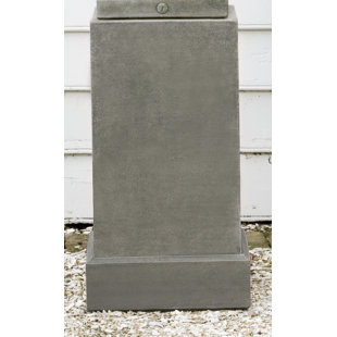 CAMPANIA INTERNATIONAL Weather Resistant Stone Pedestal